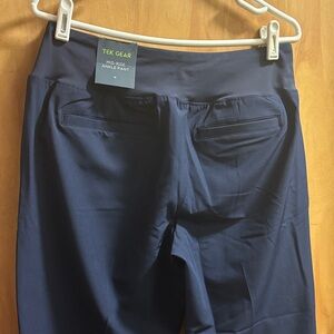 NWT Tek Gear Dark Blue Ankle Pants